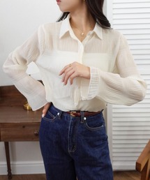 シャーリングシアーシャツ