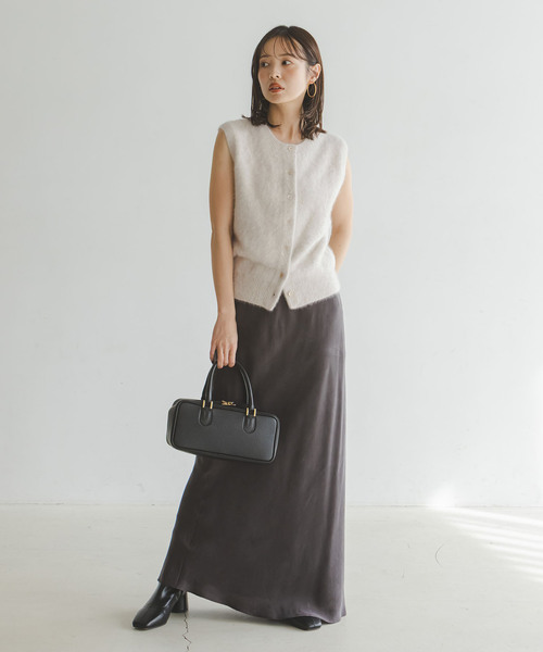 FOX/Caファーニットフロントボタンベスト（ベスト）｜NOBLE（ノーブル