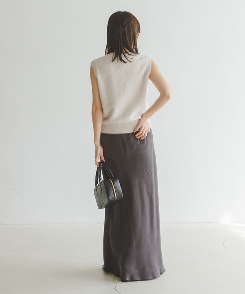 セール】FOX/Caファーニットフロントボタンベスト（ベスト）｜NOBLE