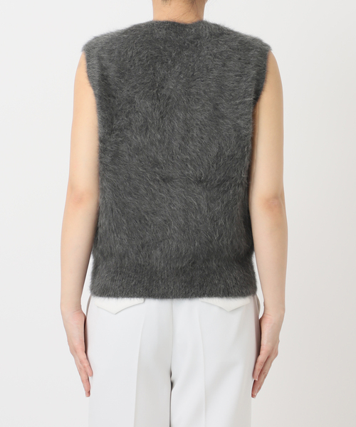 FOX/Caファーニットフロントボタンベスト（ベスト）｜NOBLE（ノーブル