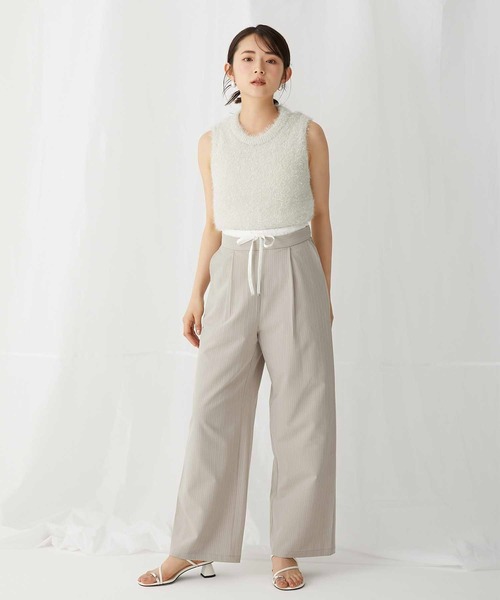 Drawer ストライプドロストパンツ　34 Drawer ストライプドロストパンツ 34 - メルカリ