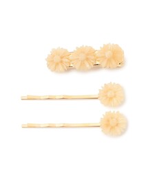 BEAMS BOY | 【1/15再値下げ】レトロ フラワー ヘアピン 3セット(ヘアピン)