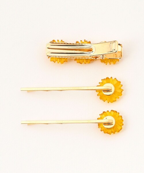 BEAMS BOY（ビームスボーイ）の「【1/15再値下げ】レトロ フラワー ヘアピン 3セット（ヘアピン・レディース・グレー/サックスブルー/ホワイト系その他7/イエロー・ONE SIZE）」の11枚目の写真