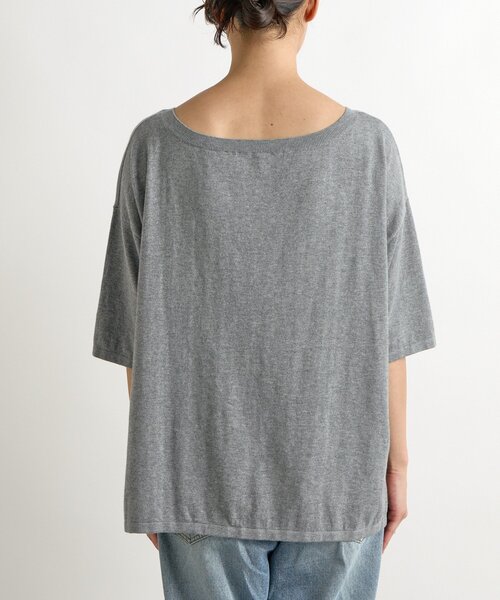 RIVE DROITE(リヴドロワ)の「【MONN.:. (モン)】LOOSE KNIT Tee(ニット/セーター・レディース・ブラック/グレー・FREE)」の22枚目の写真