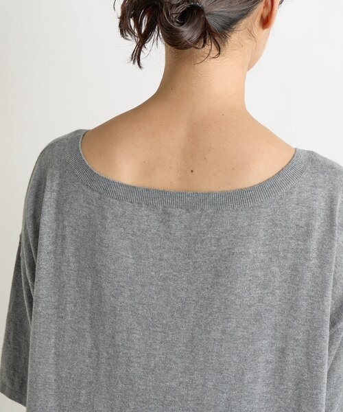 RIVE DROITE(リヴドロワ)の「【MONN.:. (モン)】LOOSE KNIT Tee(ニット/セーター・レディース・ブラック/グレー・FREE)」の14枚目の写真