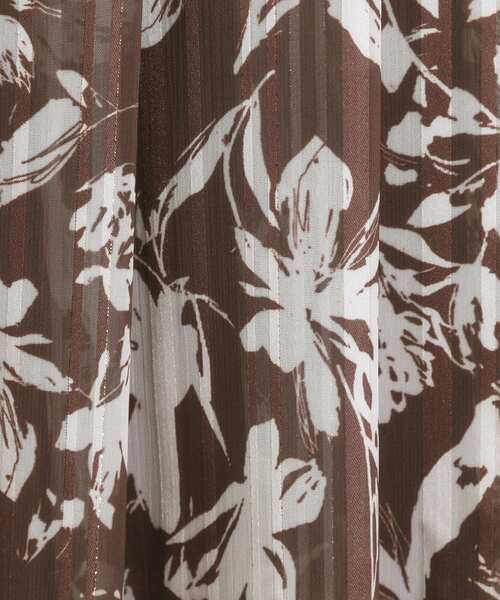 ITS'DEMO（イッツデモ）の「【手洗い可／後ろウエストゴム】ラメスト単色花柄スカート（スカート・レディース・ブラック系/ダークブラウン系/ホワイト系3・00）」の21枚目の写真