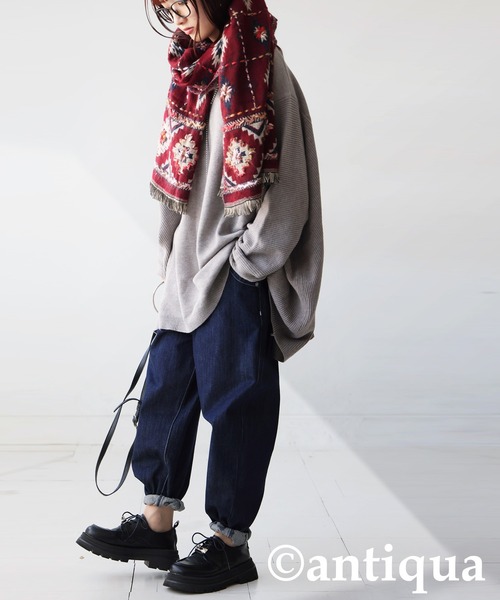 antiqua（アンティカ）の「厚底バックルローファー（ローファー・レディース・ブラック・25/24.5/24/23.5/23.0）」の7枚目の写真