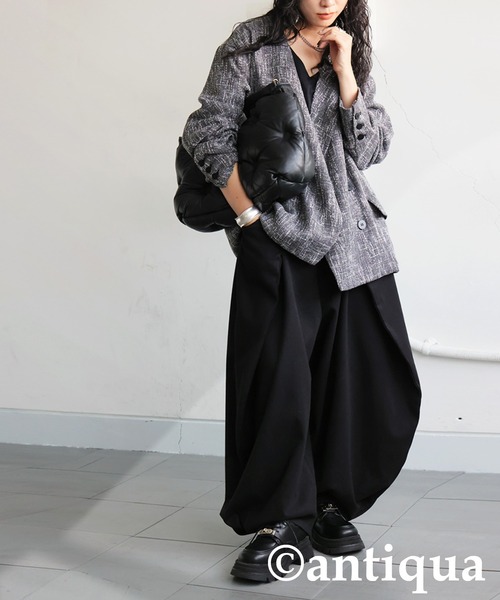 antiqua（アンティカ）の「厚底バックルローファー（ローファー・レディース・ブラック・25/24.5/24/23.5/23.0）」の9枚目の写真