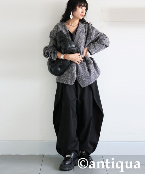 antiqua（アンティカ）の「厚底バックルローファー（ローファー・レディース・ブラック・25/24.5/24/23.5/23.0）」の11枚目の写真