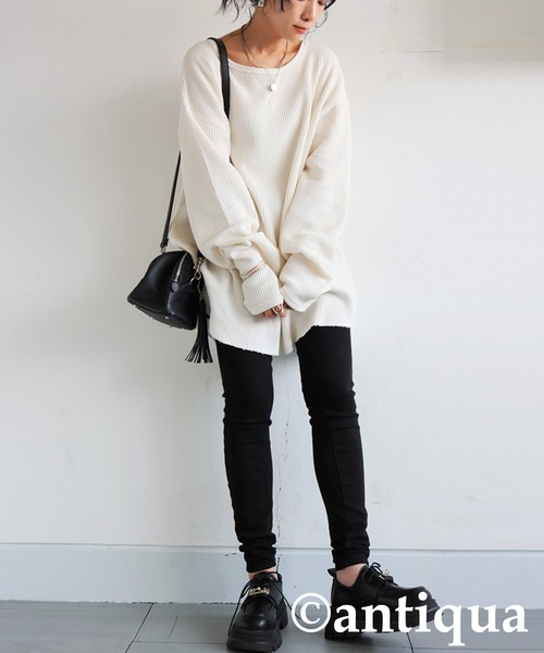 antiqua（アンティカ）の「厚底バックルローファー（ローファー・レディース・ブラック・25/24.5/24/23.5/23.0）」の15枚目の写真