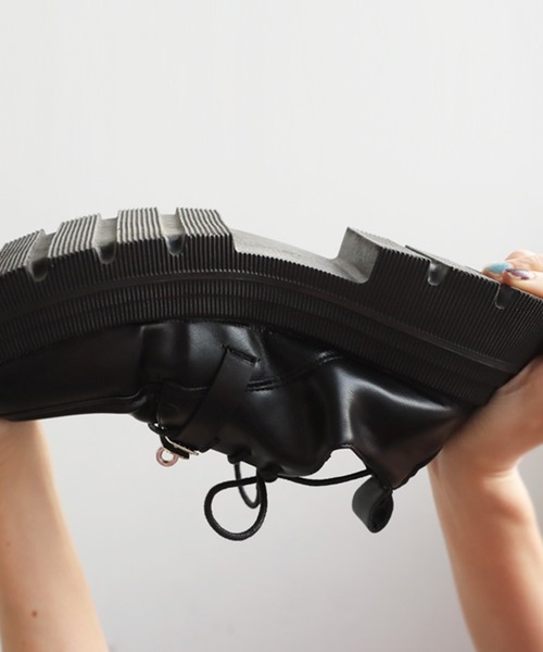 antiqua（アンティカ）の「厚底バックルローファー（ローファー・レディース・ブラック・25/24.5/24/23.5/23.0）」の21枚目の写真