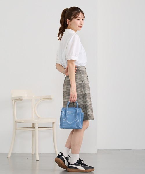 NICOLE CLUB（ニコル　クラブ）の「レースカラーブラウス（シャツ/ブラウス・レディース・ブラック/サックスブルー/オフホワイト・MEDIUM）」の16枚目の写真