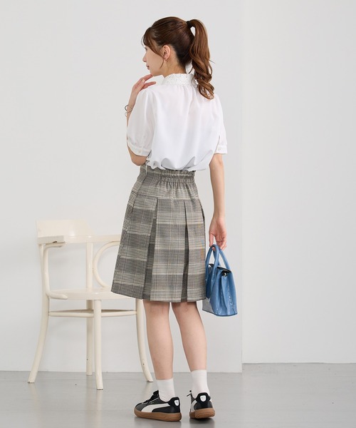 NICOLE CLUB（ニコル　クラブ）の「レースカラーブラウス（シャツ/ブラウス・レディース・ブラック/サックスブルー/オフホワイト・MEDIUM）」の17枚目の写真