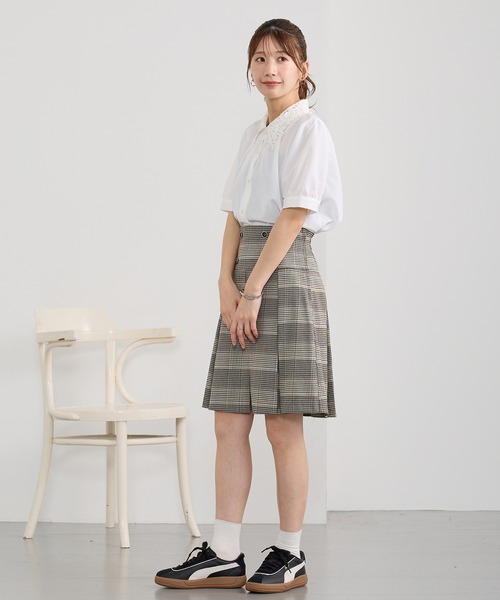 NICOLE CLUB（ニコル　クラブ）の「レースカラーブラウス（シャツ/ブラウス・レディース・ブラック/サックスブルー/オフホワイト・MEDIUM）」の18枚目の写真