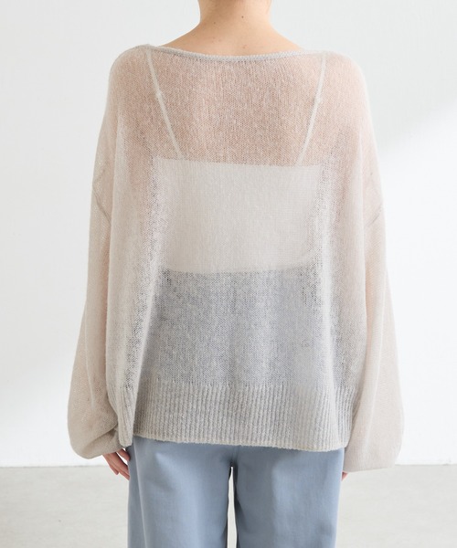 COLLAGE GALLARDAGALANTE（コラージュガリャルダガランテ）の「裾ラメアルパカニット（ニット/セーター・レディース・ピンク/ライトグレー・FREE）」の22枚目の写真