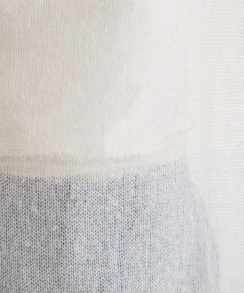 COLLAGE GALLARDAGALANTE（コラージュガリャルダガランテ）の「裾ラメアルパカニット（ニット/セーター・レディース・ピンク/ライトグレー・FREE）」の19枚目の写真