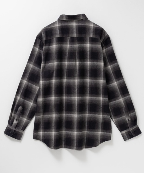 NAVY（ネイビー）の「【ユニセックス】Soft Flannel Plaid Shirt  Casual Checkered Long Sleeveソフトフランネルチェックシャツ（シャツ/ブラウス・メンズ・レッド/ブラック/アイボリー/ベージュ/ネイビー/ブルー・S/XL/L/M）」の8枚目の写真
