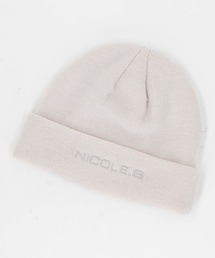 NICOLE CLUB FOR MEN | 【NICOLE SPORTS】刺繍ロゴニットワッチ(ニットキャップ/ビーニー)