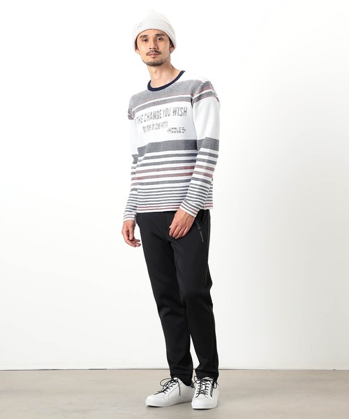 NICOLE CLUB FOR MEN（ニコルクラブフォーメン）の「【NICOLE SPORTS】刺繍ロゴニットワッチ（ニットキャップ/ビーニー・メンズ・オフホワイト/ブラック/グレー・FREE）」の7枚目の写真