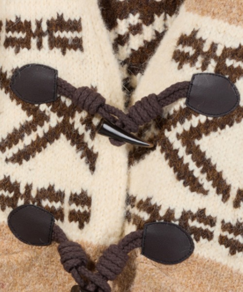 GREEN BUTTER（グリーンバター）の「ALPACA DUFFLE CARDIGAN（ニット/セーター・レディース・ベージュ・FREE）」の11枚目の写真