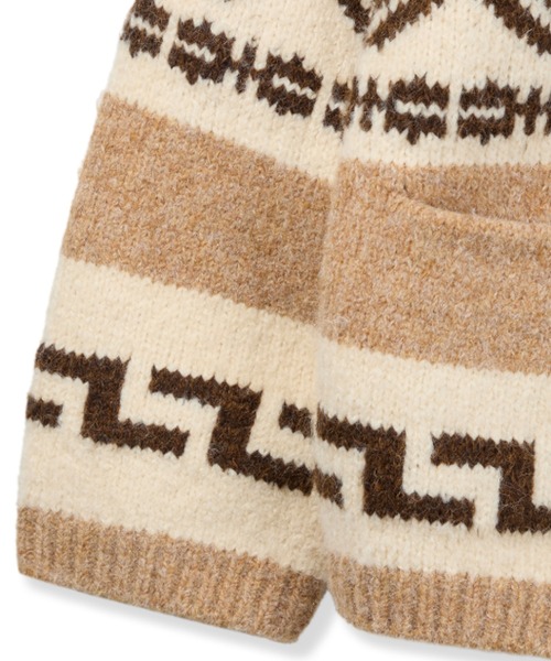 GREEN BUTTER（グリーンバター）の「ALPACA DUFFLE CARDIGAN（ニット/セーター・レディース・ベージュ・FREE）」の10枚目の写真
