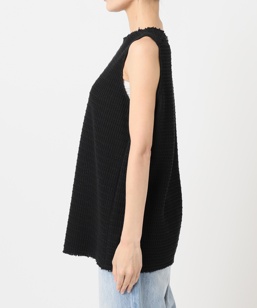 plage（プラージュ）の「ラッセルスリットタンク（タンクトップ・レディース・ブラック・FREE）」の10枚目の写真