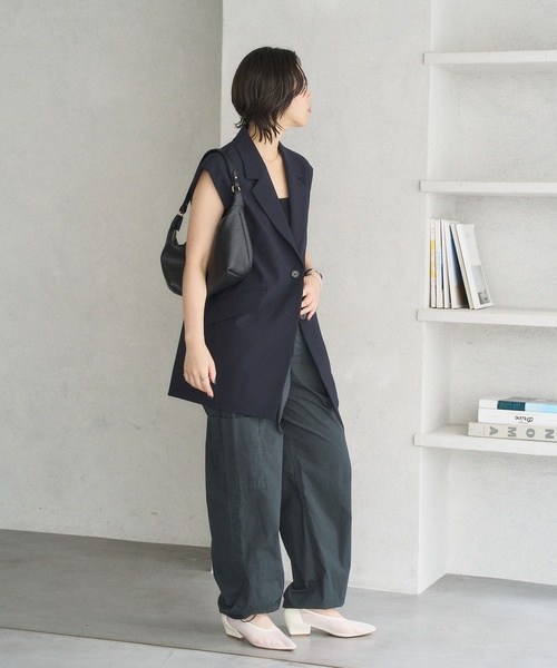 LE TALON(ルタロン)の「4cmポインテッドシアーハイバンプパンプス(パンプス・レディース・アイボリー/ブラック×ブラック・25cm/24.5cm/24cm/23.5cm/23cm/22.5cm/22cm)」の12枚目の写真