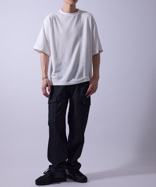  j.n.r.d（ジェー・エヌ・アール・ディー）の「j.n.r.d/ベーシックTシャツ（Tシャツ/カットソー・メンズ・ライトグレー/ホワイト/ブラック・L/LL/M/S）」の14枚目の写真