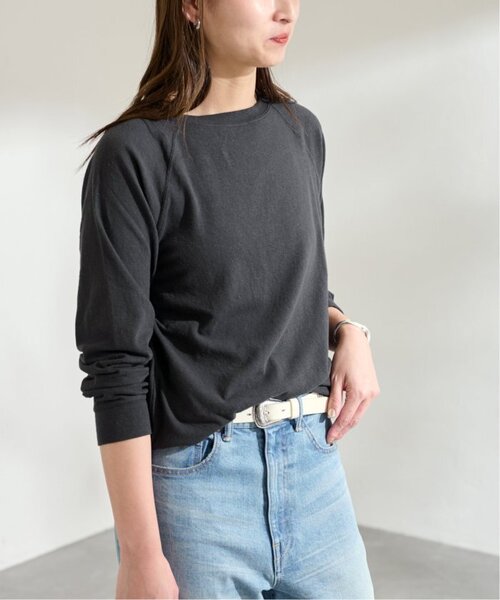 FRAMeWORK(フレームワーク)の「≪追加≫NEWスラブベアテンプルオーバー(Tシャツ/カットソー・レディース・スミクロ/サックスブルー/グレー/ホワイト・FREE)」の13枚目の写真