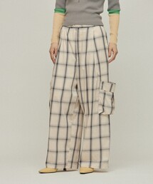 Firsthand | Firsthand/ファーストハンド オンブレーチェック イージーパンツ / パッチポケット ワイドイージーパンツ(その他パンツ)