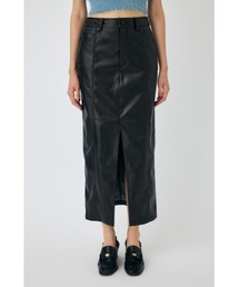 MOUSSY | 【25年AW新作】FAUX  LEATHER NARROW スカート(スカート)