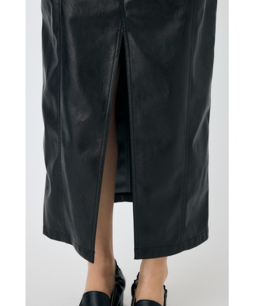 MOUSSY（マウジー）の「FAUX  LEATHER NARROW スカート（スカート・レディース・マジェンタ/ブラック・1/2）」の14枚目の写真