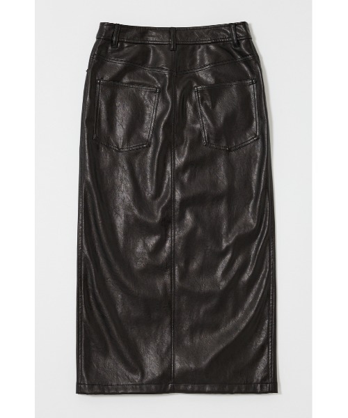 セール】FAUX LEATHER NARROW スカート（スカート）｜MOUSSY（マウジー