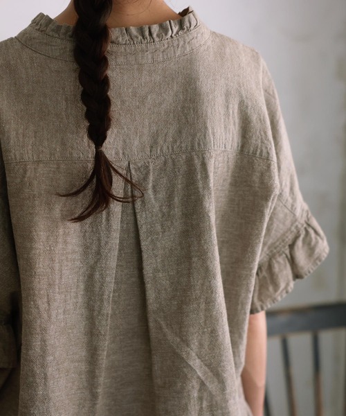 フリルな夏のプルオーバー（シャツ/ブラウス）｜soulberry（ソウル