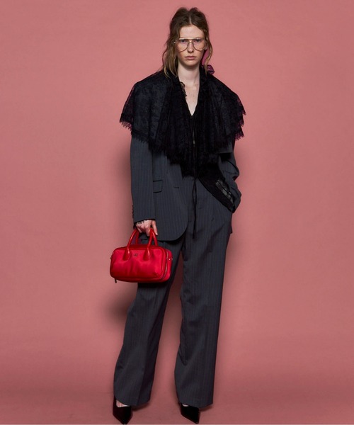 MAISON SPECIAL（メゾンスペシャル）の「Center Crease Straight Pants/センタープレスストレートパンツ■セットアップ対応■（スラックス・レディース・ベージュ/ブラック/グレー・38/36）」の6枚目の写真