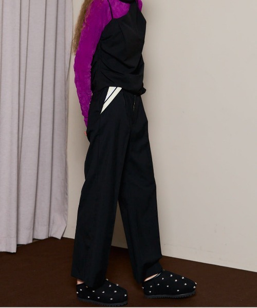 セール】Center Crease Straight Pants/センタープレスストレート