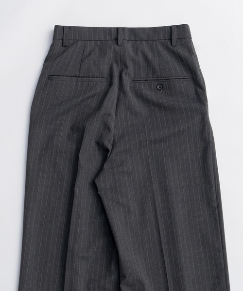 MAISON SPECIAL（メゾンスペシャル）の「Center Crease Straight Pants/センタープレスストレートパンツ■セットアップ対応■（スラックス・レディース・ベージュ/ブラック/グレー・38/36）」の20枚目の写真