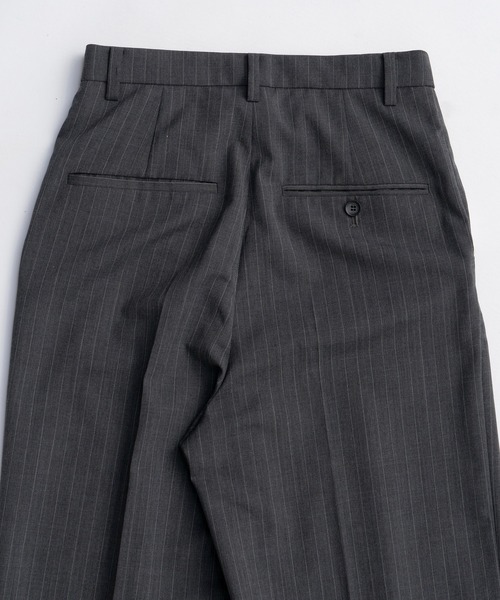 MAISON SPECIAL（メゾンスペシャル）の「Center Crease Straight Pants/センタープレスストレートパンツ■セットアップ対応■（スラックス・レディース・ベージュ/ブラック/グレー・38/36）」の21枚目の写真