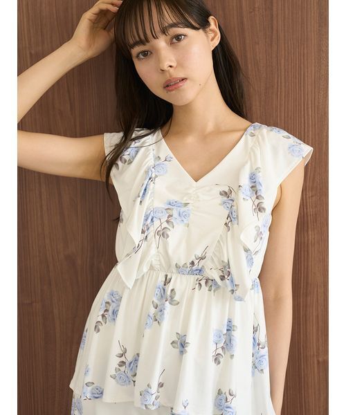 gelato pique（ジェラートピケ）の「中花柄カップインプルオーバー