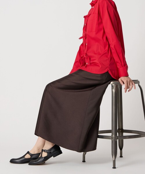 ODETTE E ODILE（オデットエオディール）の「ダブルTストラップ フラット25↑（ローファー・レディース・ブラック/ダークブラウン/ワインレッド・22.5cm/22cm/23.5cm/23cm/24.5cm/24cm/25cm）」の21枚目の写真