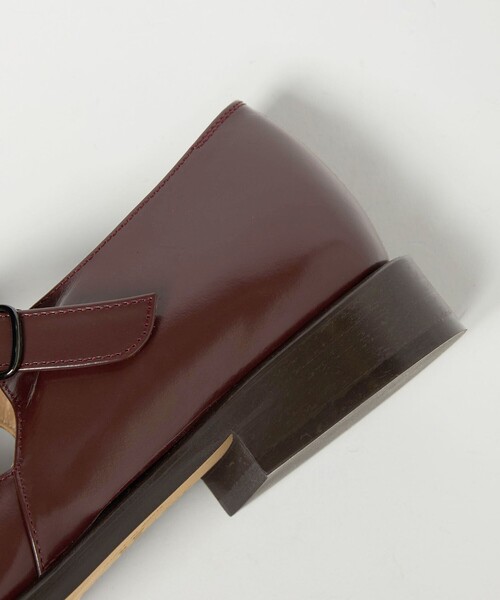 ODETTE E ODILE（オデットエオディール）の「ダブルTストラップ フラット25↑（ローファー・レディース・ブラック/ダークブラウン/ワインレッド・22.5cm/22cm/23.5cm/23cm/24.5cm/24cm/25cm）」の14枚目の写真