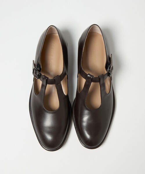 ODETTE E ODILE（オデットエオディール）の「ダブルTストラップ フラット25↑（ローファー・レディース・ブラック/ダークブラウン/ワインレッド・22.5cm/22cm/23.5cm/23cm/24.5cm/24cm/25cm）」の18枚目の写真