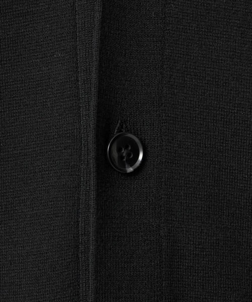 green label relaxing（グリーンレーベルリラクシング）の「ポリエステル ウール ミラノリブ Vネック カーディガン（カーディガン/ボレロ・メンズ・グレー/ダークグリーン/ブラック・S/M/L/XL）」の14枚目の写真