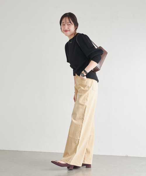 LE TALON(ルタロン)の「《追加》3cmポインテッドニュアンスバックルパンプス(パンプス・レディース・ブラック/ブラウン系その他/ボルドー/マスタード/グレー・22cm/21.5/21/25.5cm/25cm/24.5cm/24cm/23.5cm/23cm/22.5cm)」の18枚目の写真