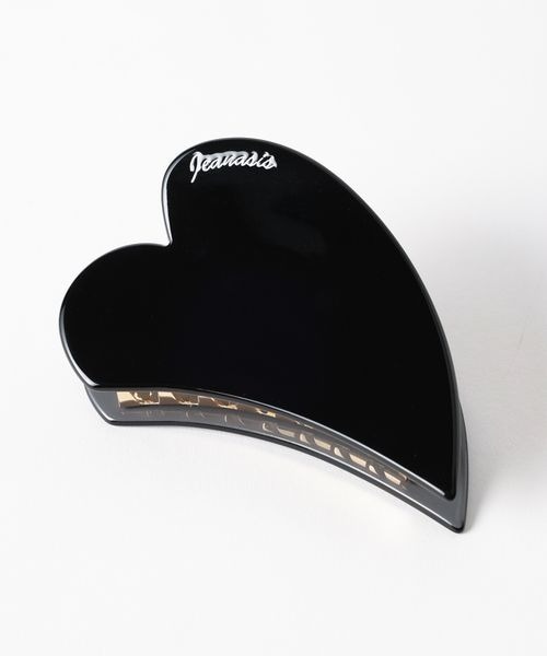 JEANASIS（ジーナシス）の「BIGハートバンス/577847（バレッタ/ヘアクリップ・レディース・ホワイト/ブラック・FREE）」の7枚目の写真
