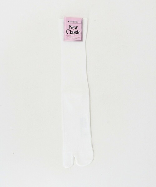 Steven Alan（スティーブンアラン）の「＜MARCOMONDE＞HIGH GAUGE TABI SOCKS/ソックス（ソックス/靴下・レディース・ライトグレー/ブラック/ターコイズブルー系/ワイン/オフホワイト・FREE）」の2枚目の写真