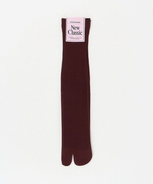 Steven Alan（スティーブンアラン）の「＜MARCOMONDE＞HIGH GAUGE TABI SOCKS/ソックス（ソックス/靴下・レディース・ライトグレー/ブラック/ターコイズブルー系/ワイン/オフホワイト・FREE）」の5枚目の写真