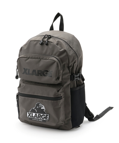 XLARGE KIDS(エクストララージキッズ)の「ダブルポケットOGバックパック(バックパック/リュック・キッズ・ネイビー/ブラック/グレー・F)」の13枚目の写真