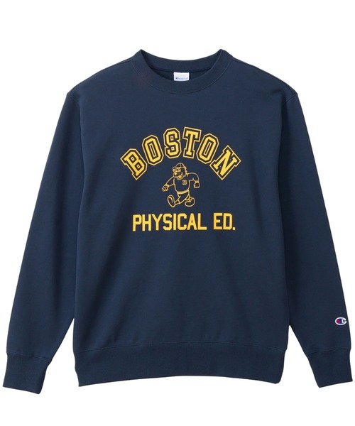 Champion(チャンピオン)の「Champion Crew Neck Sweatshirt(スウェット・メンズ・ブラック/ダークグリーン/グレー/オフホワイト/ネイビー・XL/L/M)」の5枚目の写真