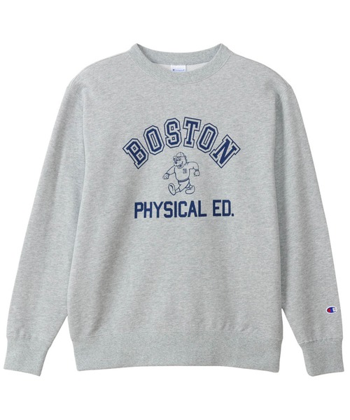 Champion(チャンピオン)の「Champion Crew Neck Sweatshirt(スウェット・メンズ・ブラック/ダークグリーン/グレー/オフホワイト/ネイビー・XL/L/M)」の3枚目の写真